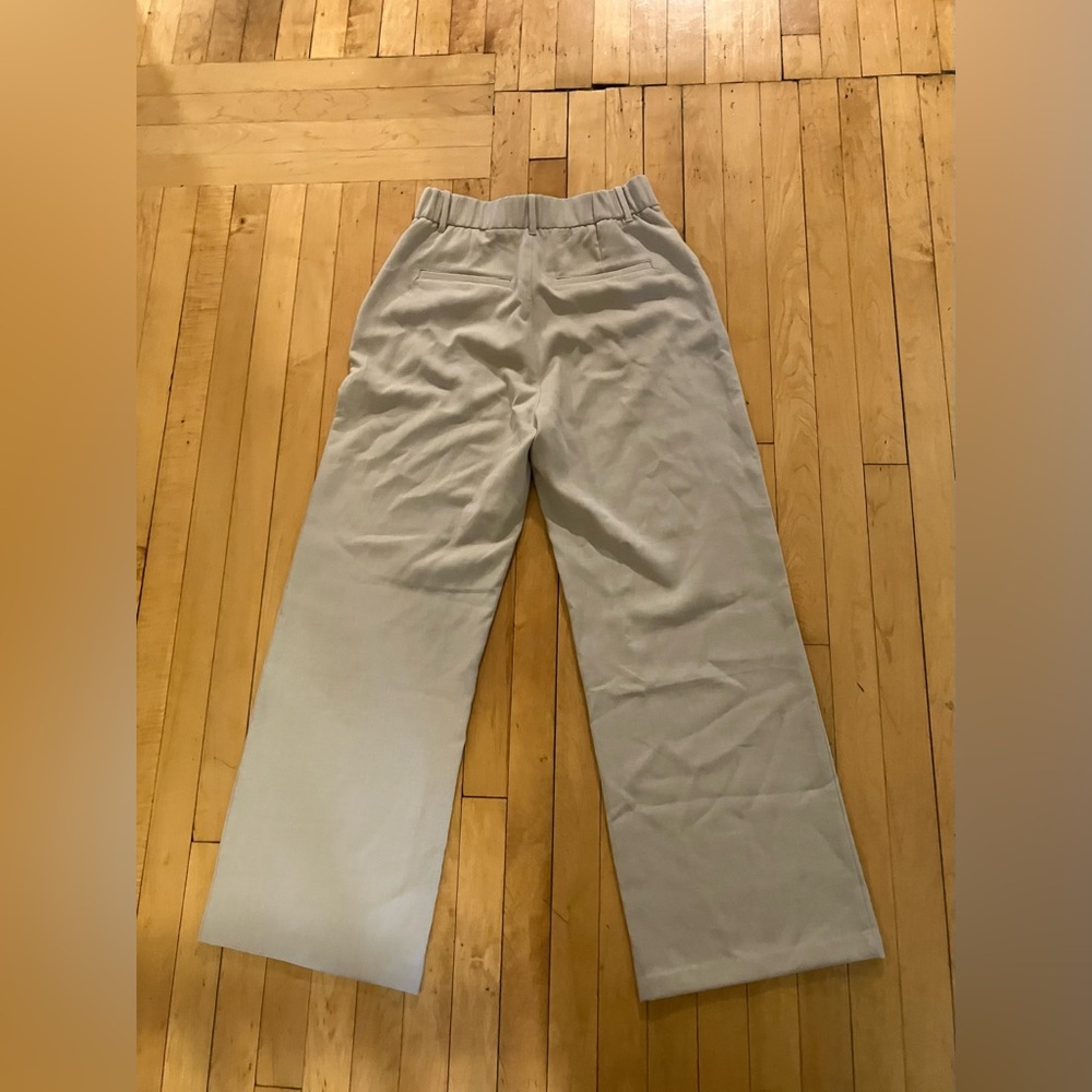 Abercrombie & Fitch Beige Wide-Leg Sloan Pants - Picture 12 of 13